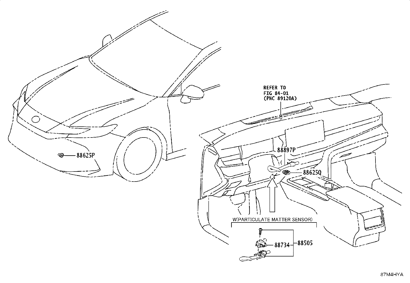 Exploded illustration 87M4HYA
