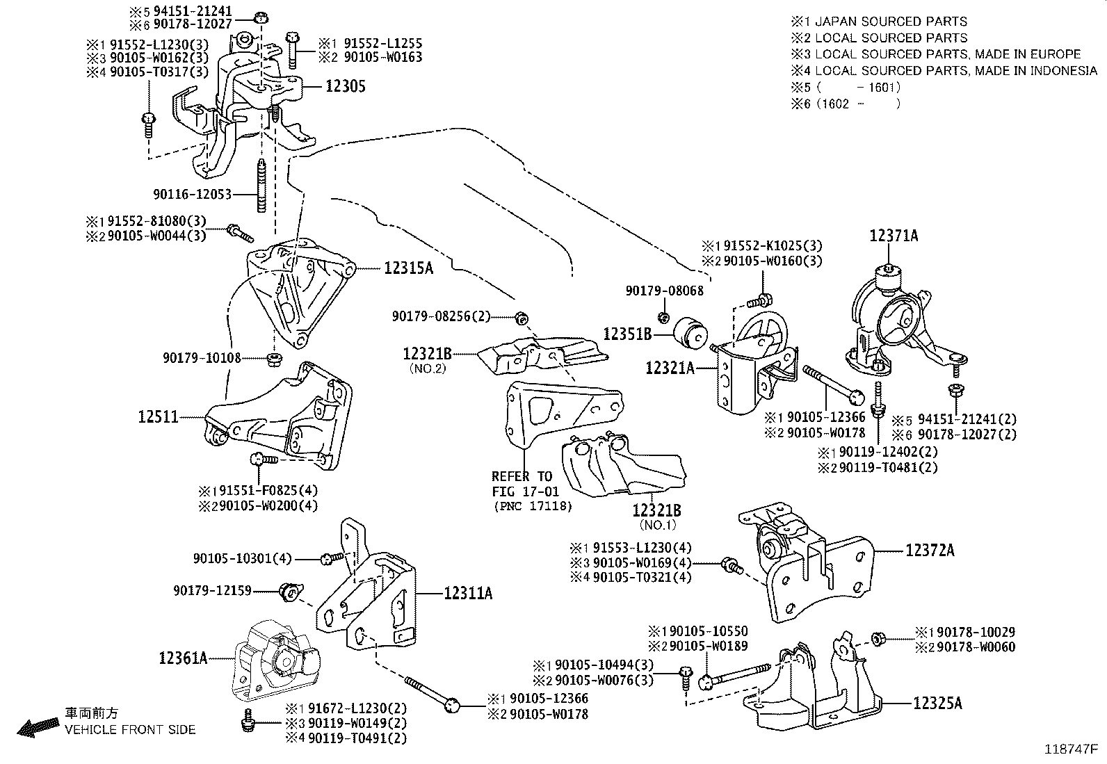 Exploded illustration 118747F