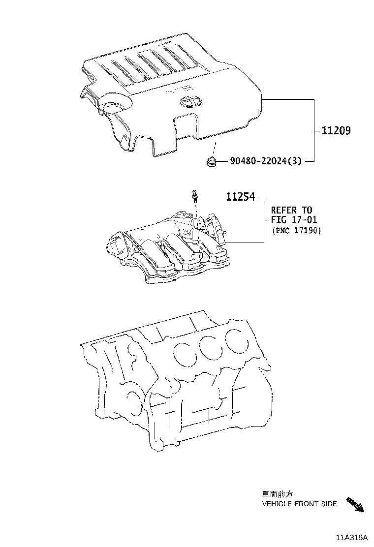 Exploded illustration 11A316A