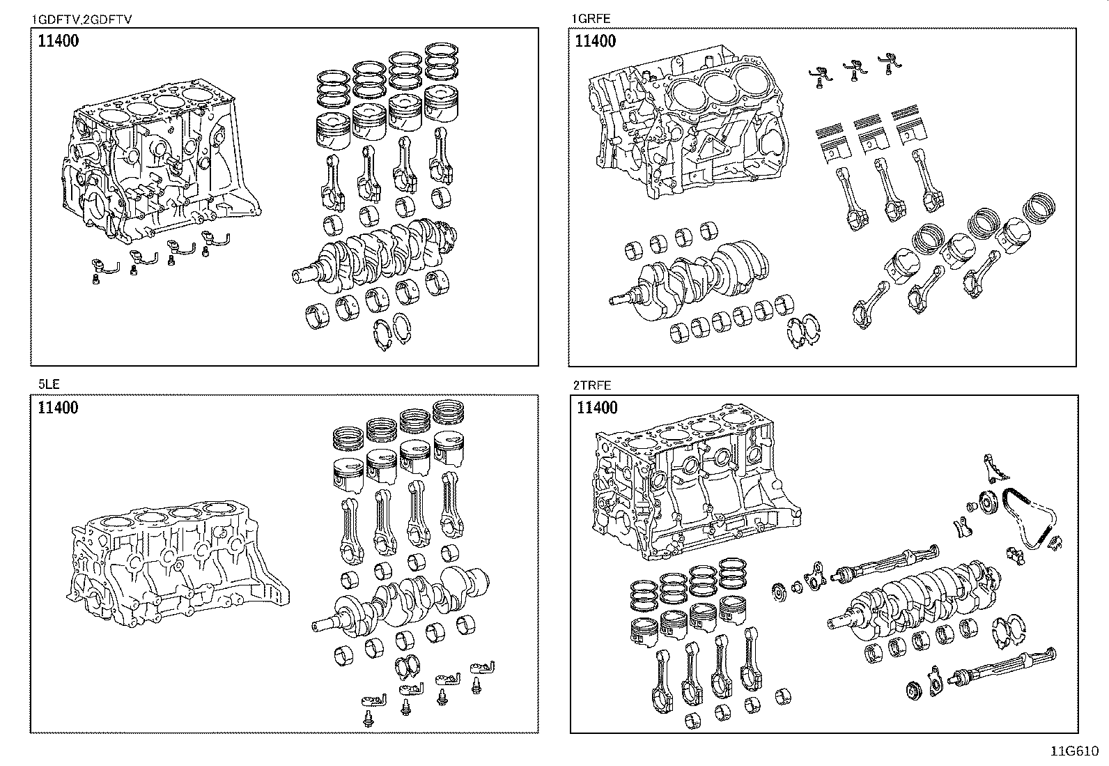Exploded illustration 11G610