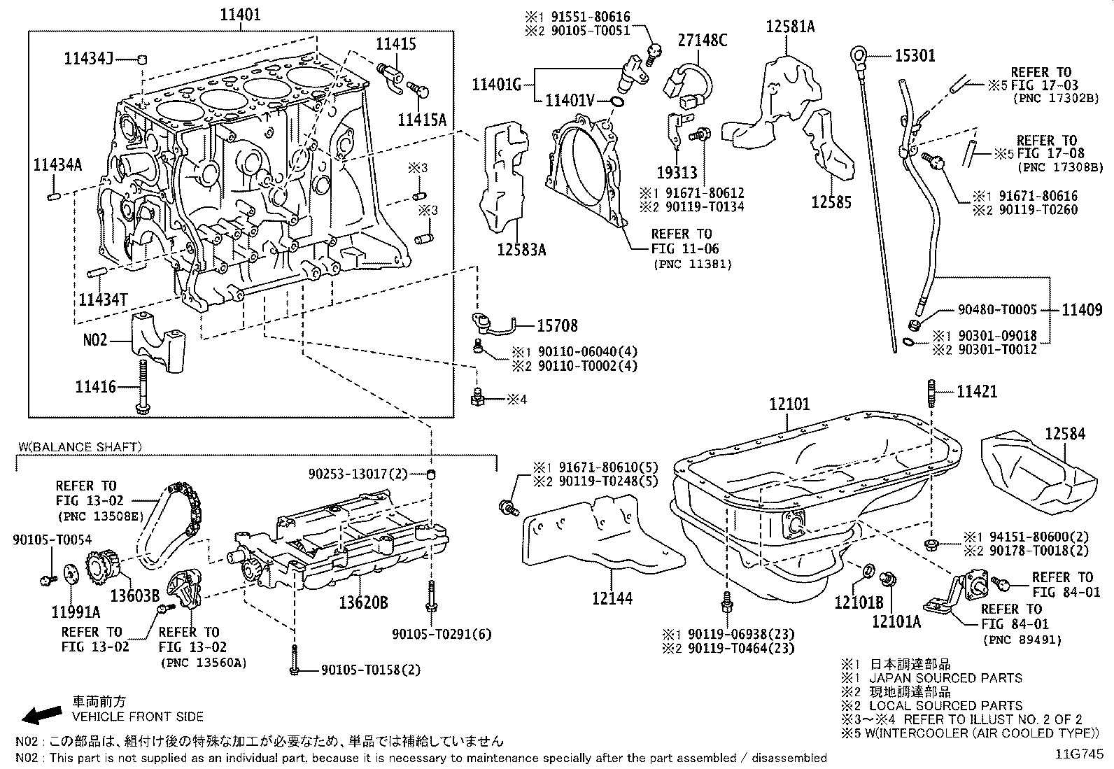 Exploded illustration 11G745