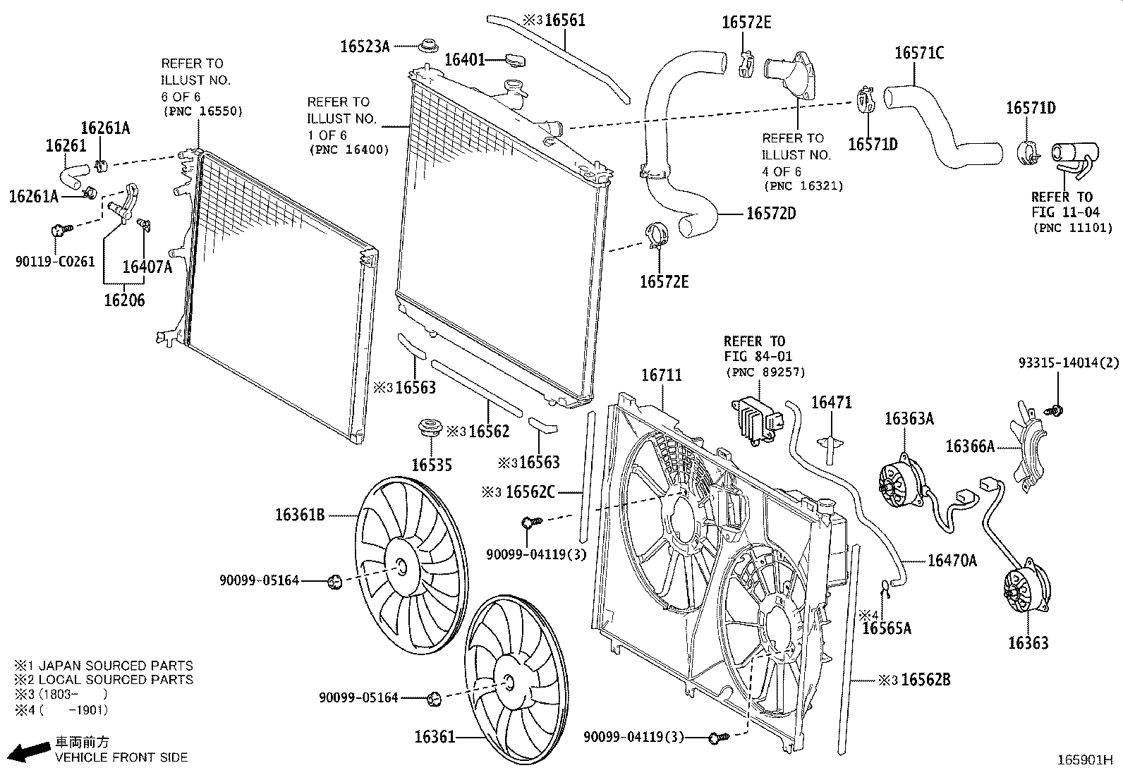 Exploded illustration 165901H