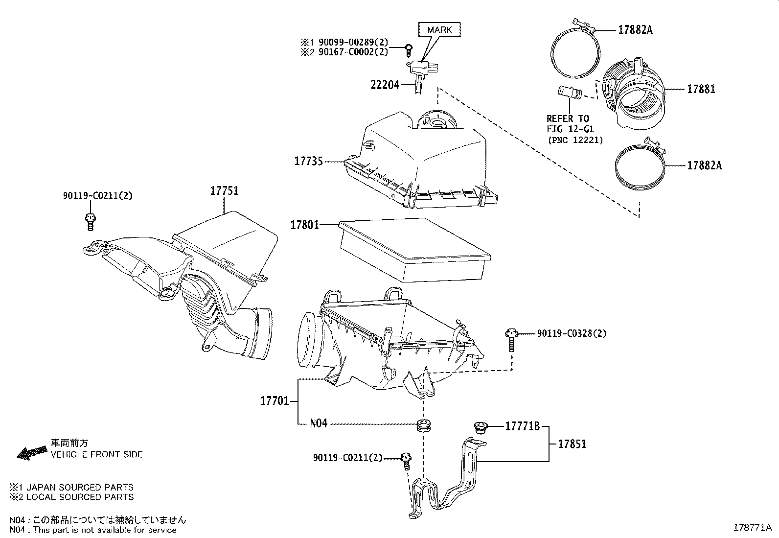 Exploded illustration 178771A