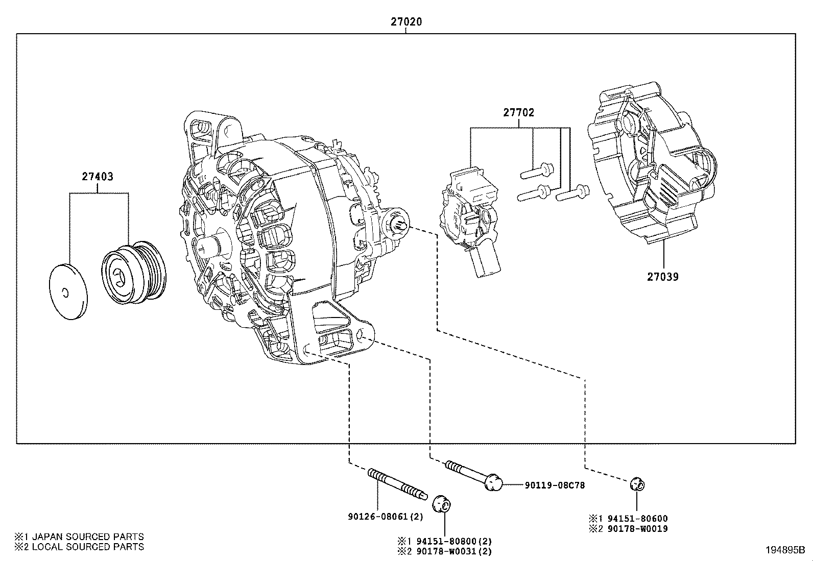 Exploded illustration 194895B