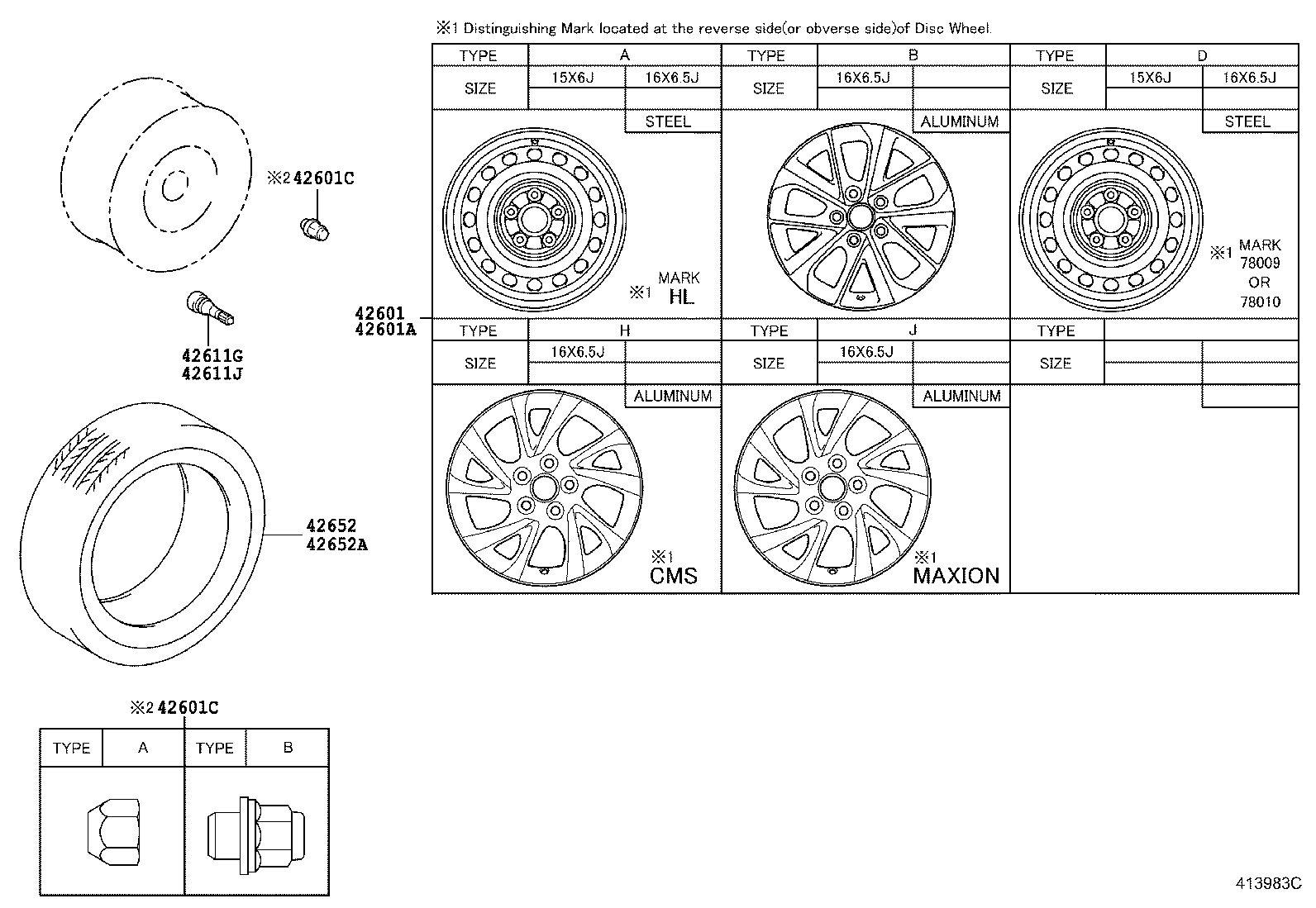 Exploded illustration 413983C