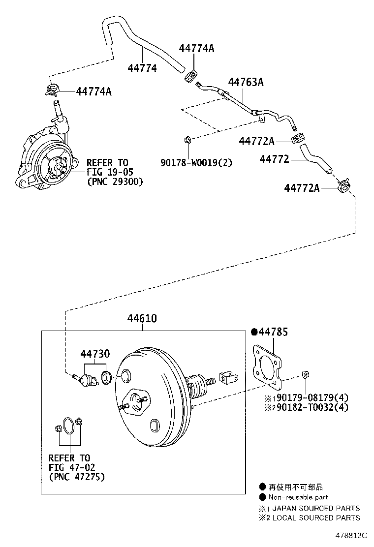 Exploded illustration 478812C