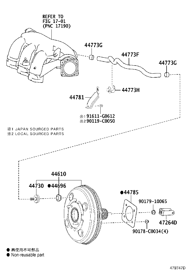 Exploded illustration 479747D