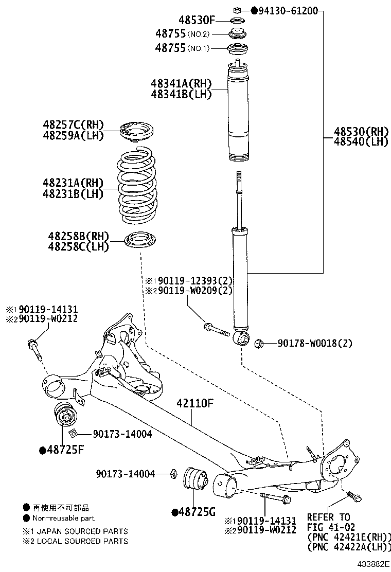 Exploded illustration 483882E