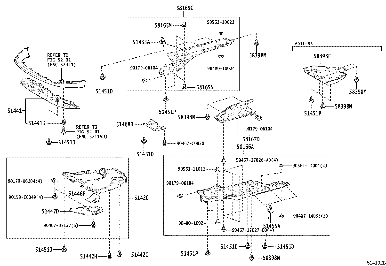 Exploded illustration 514192B