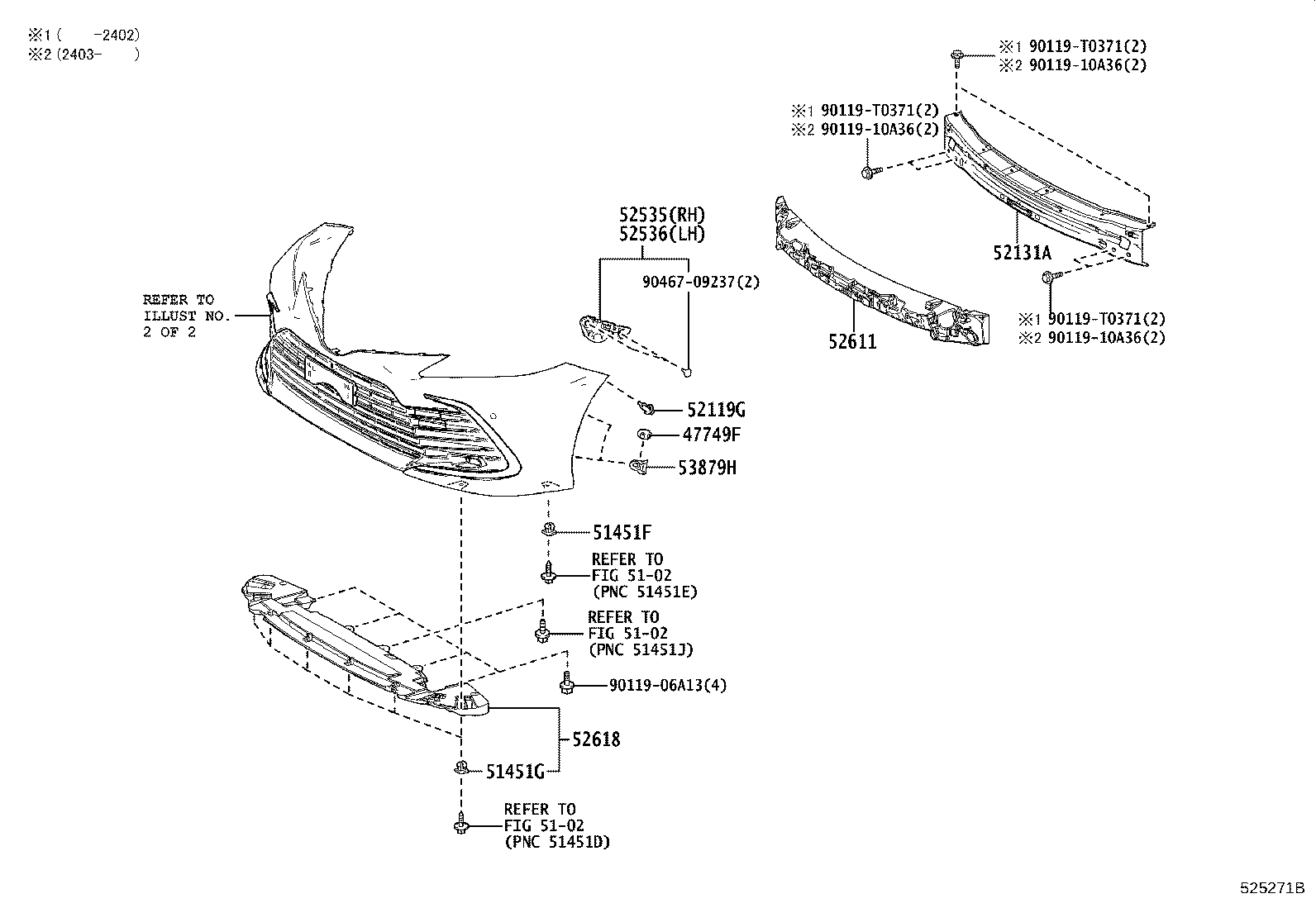 Exploded illustration 525271B