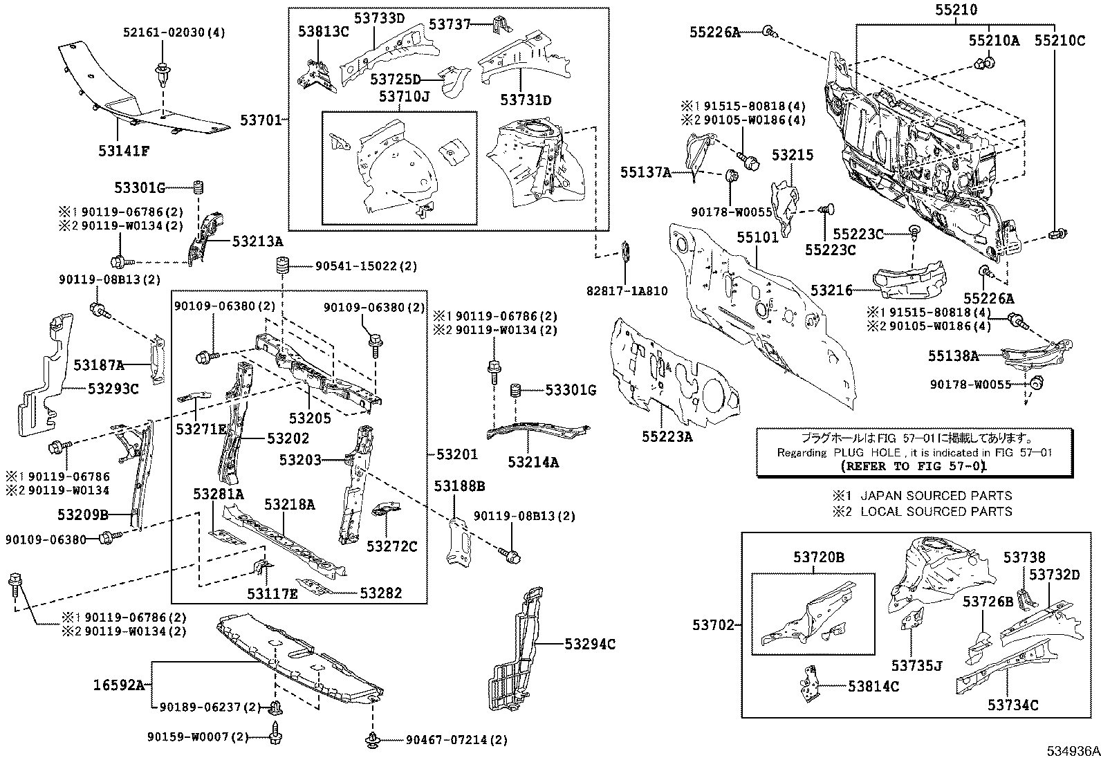 Exploded illustration 534936A