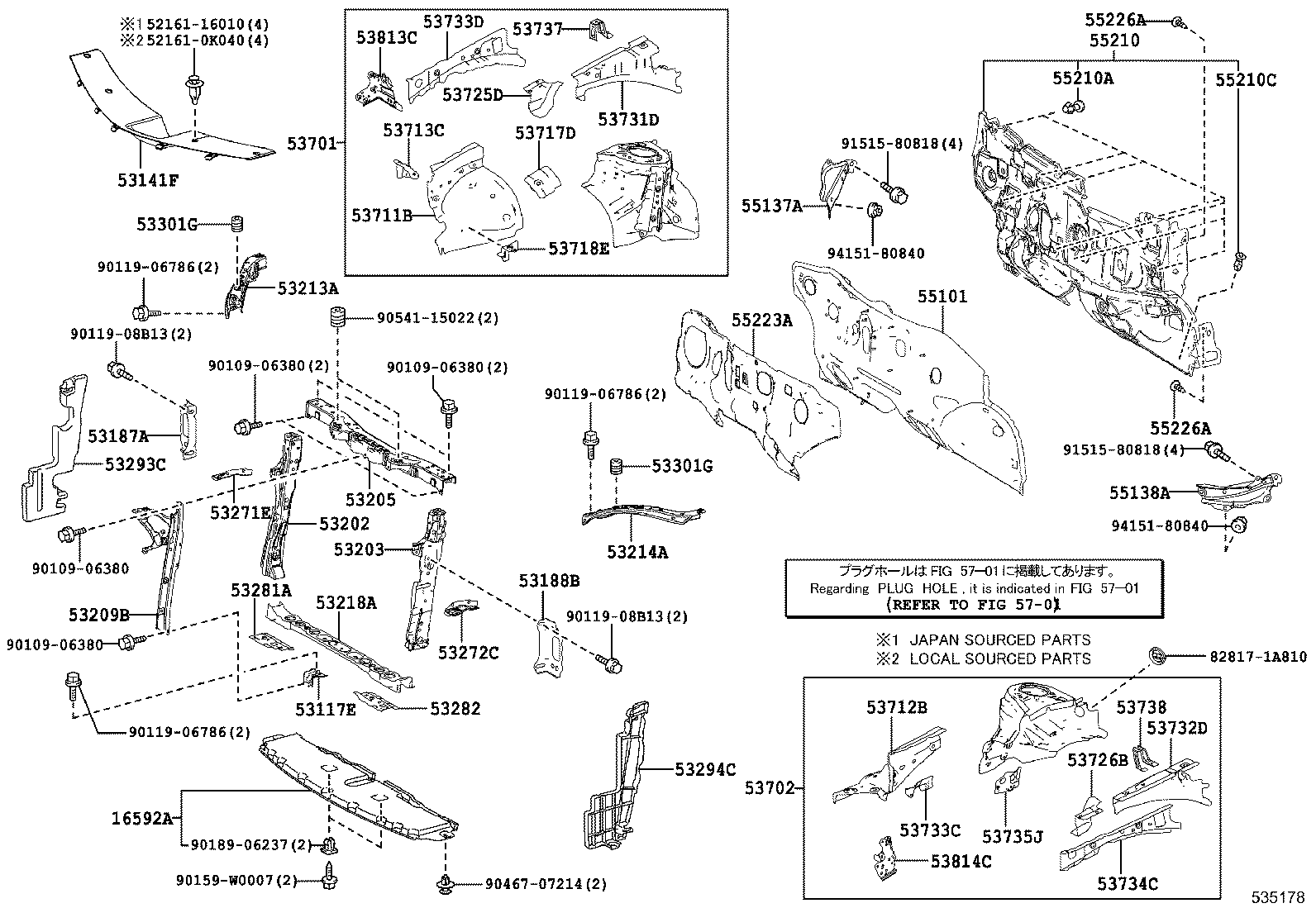Exploded illustration 535178