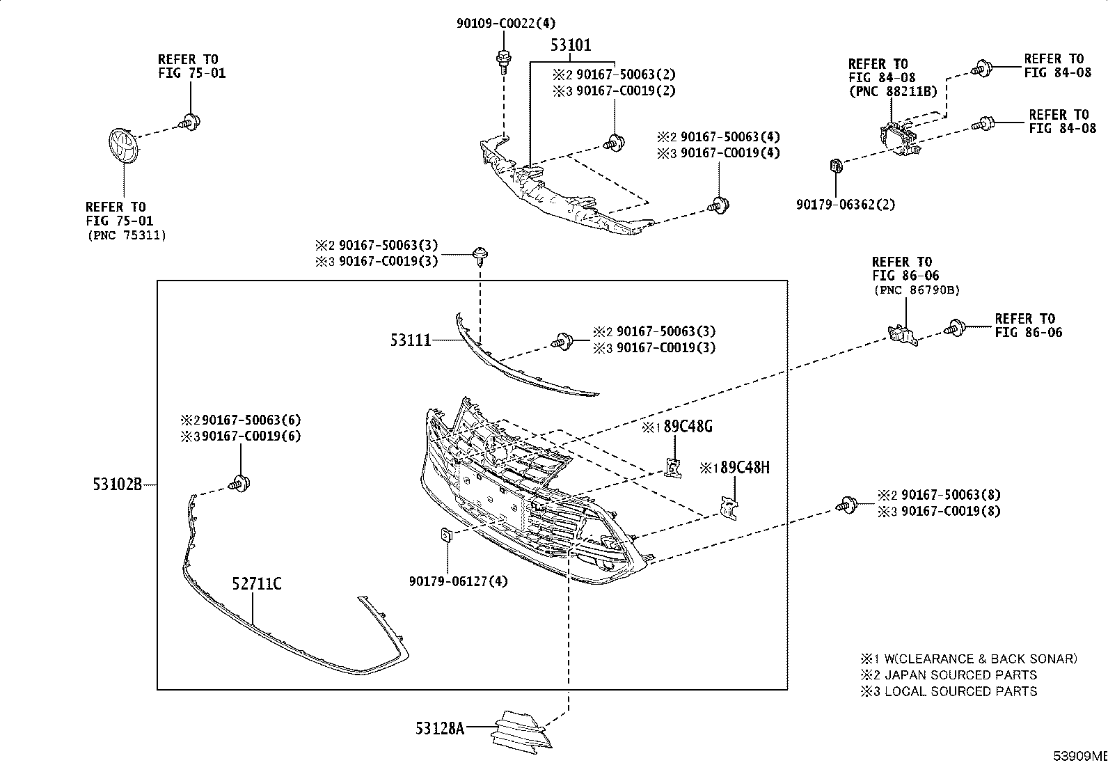 Exploded illustration 53909MB