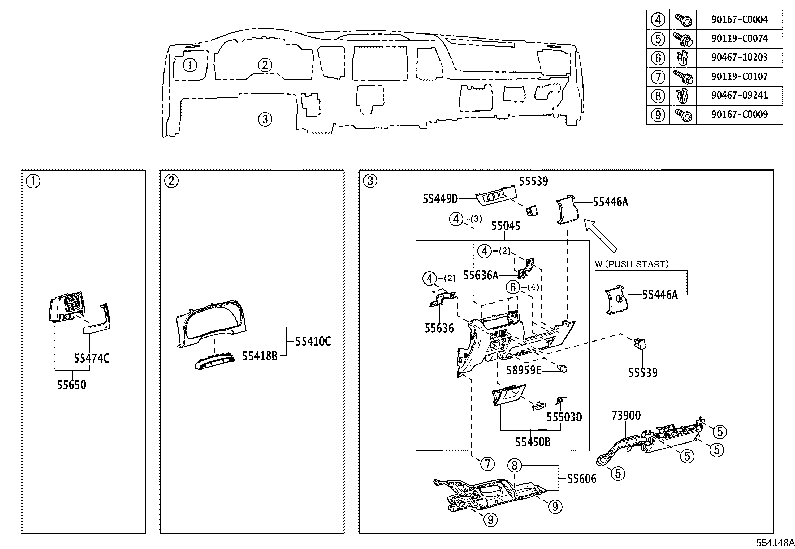 Exploded illustration 554148A
