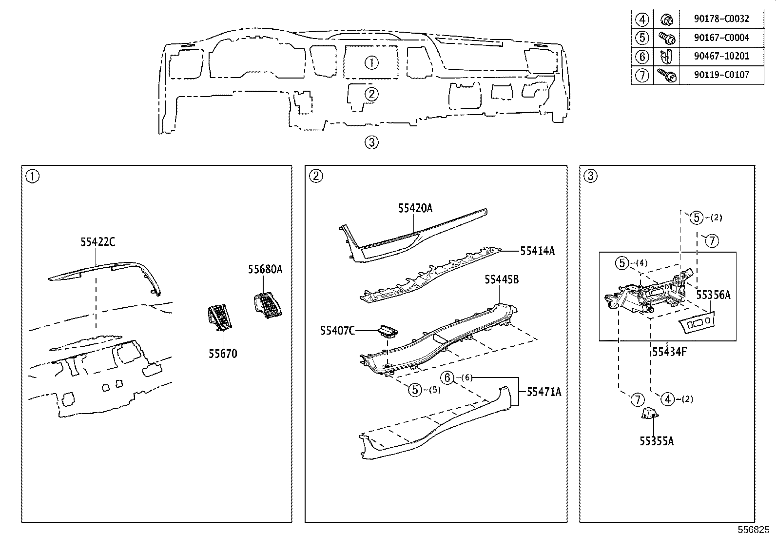 Exploded illustration 556825
