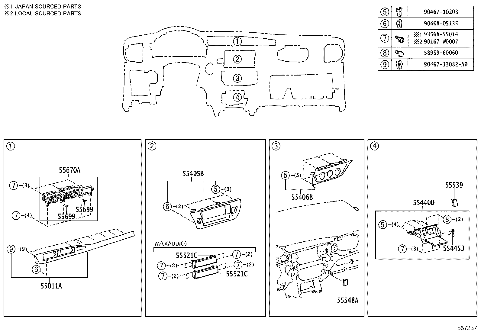 Exploded illustration 557257