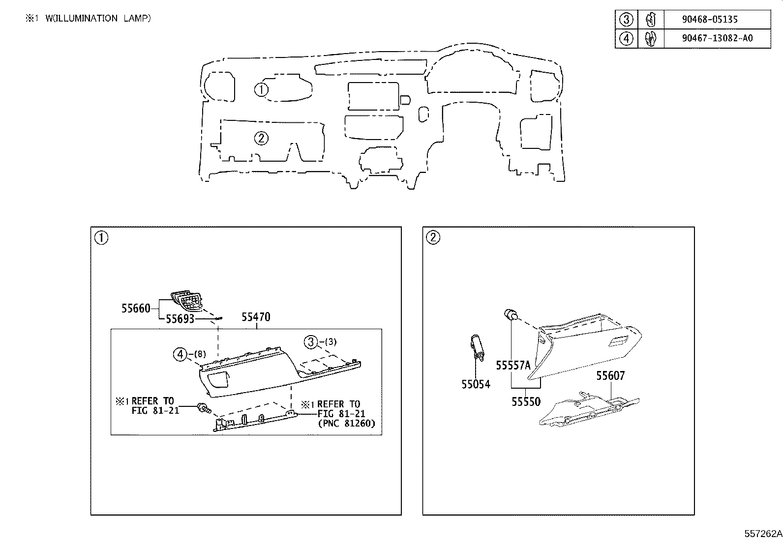 Exploded illustration 557262A