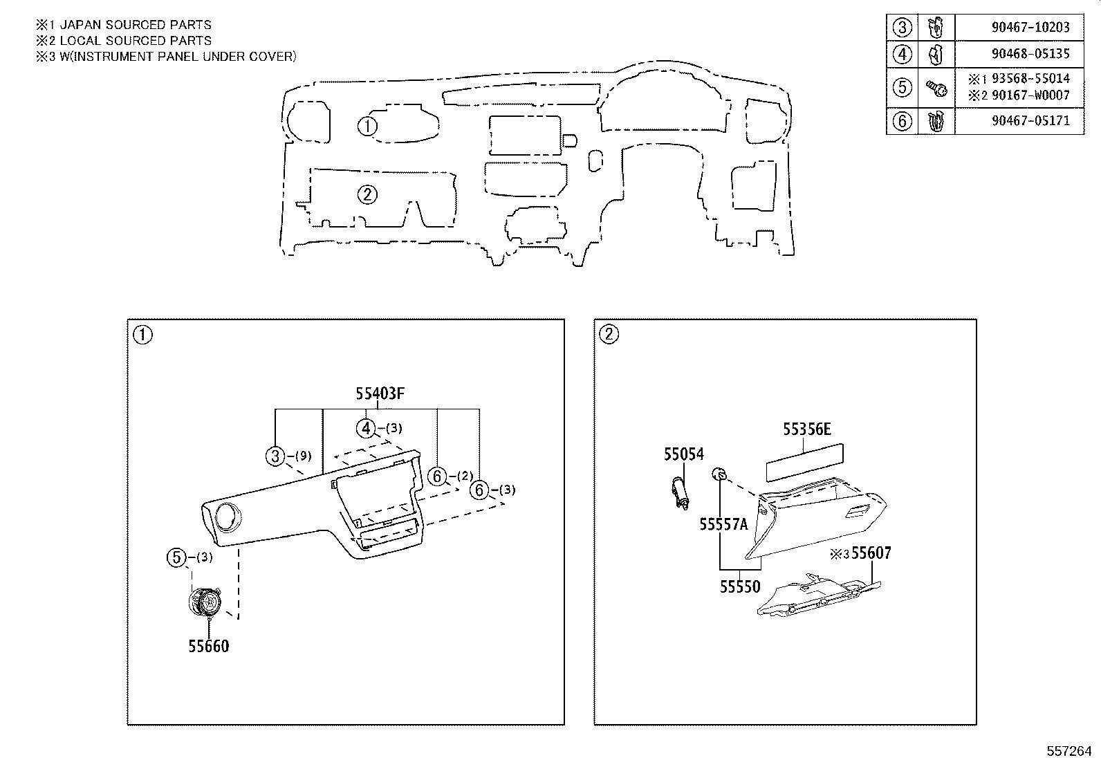Exploded illustration 557264