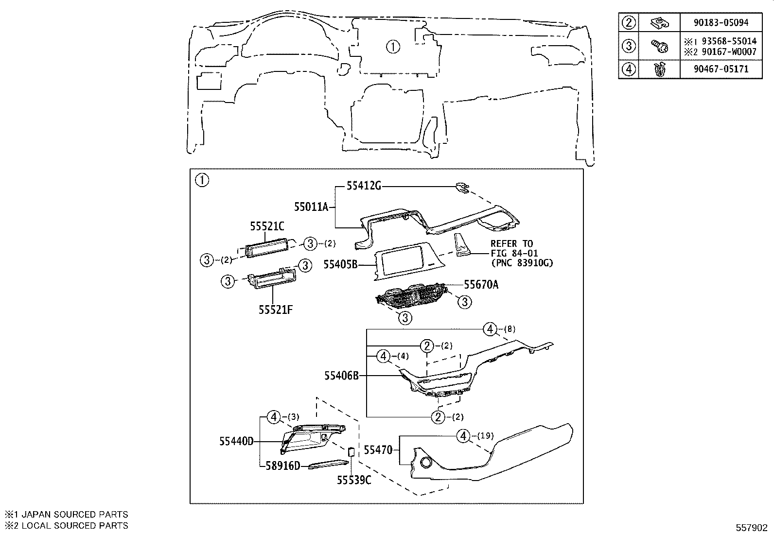 Exploded illustration 557902