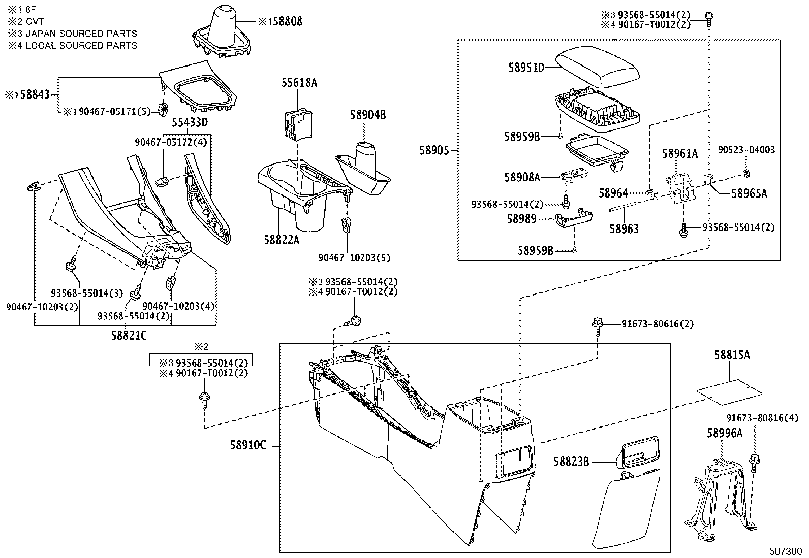 Exploded illustration 587300