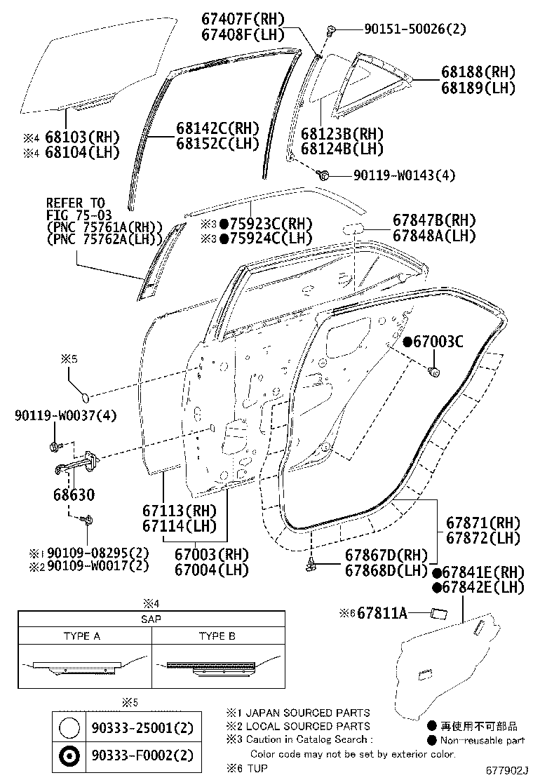 Exploded illustration 677902J