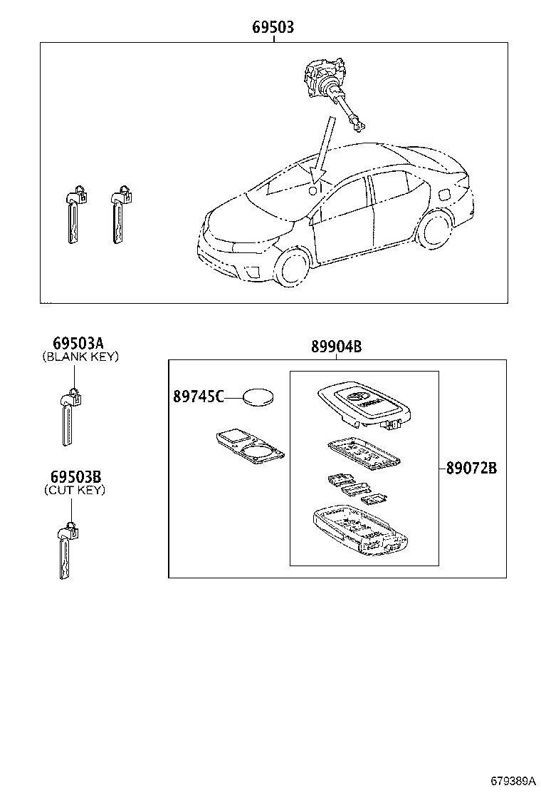 Exploded illustration 679389A