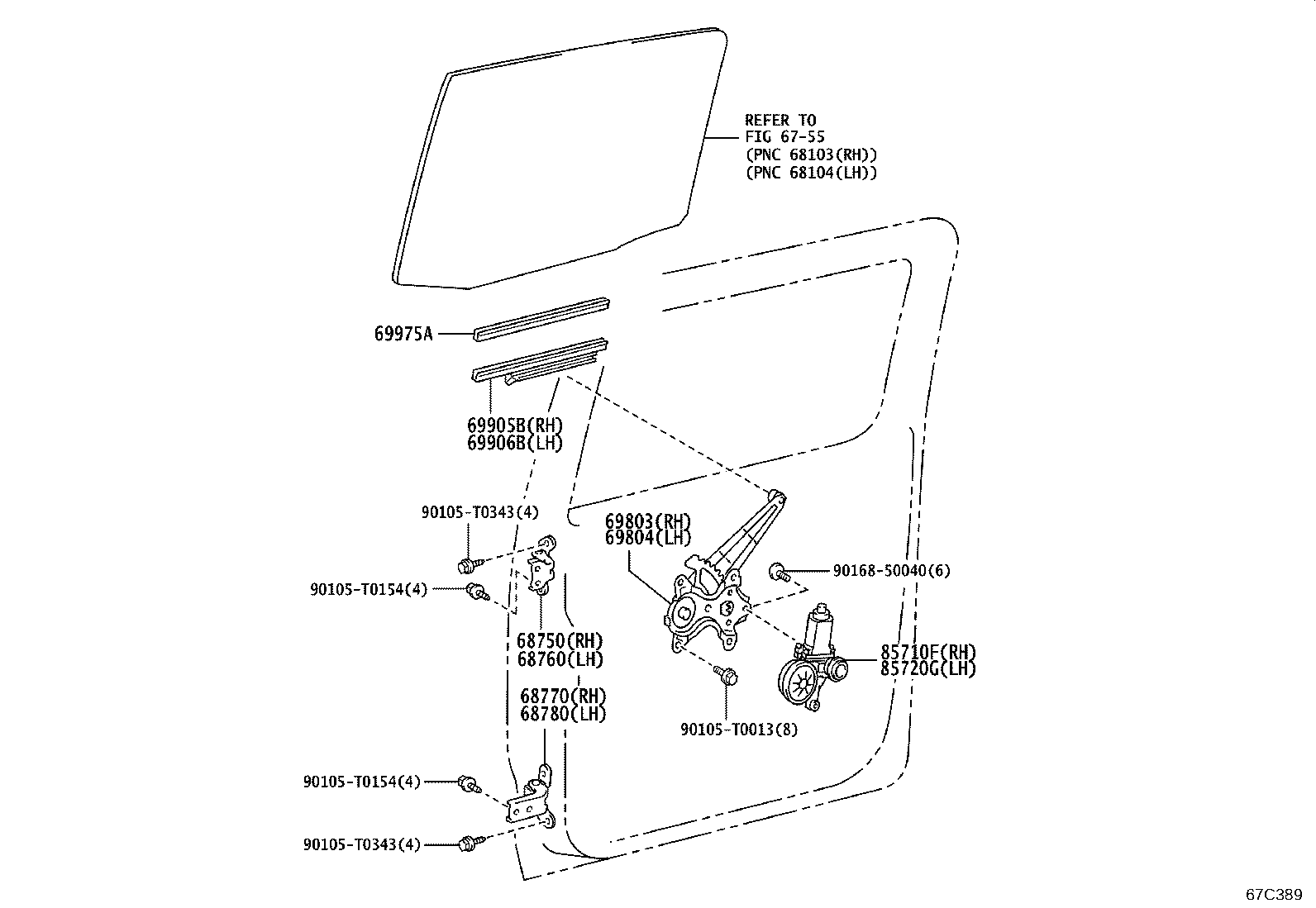 Exploded illustration 67C389