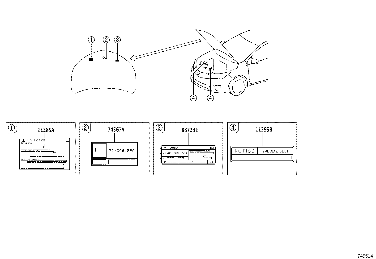 Exploded illustration 745514