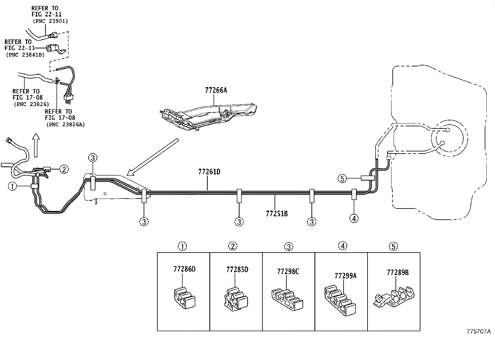 Exploded illustration 775707A