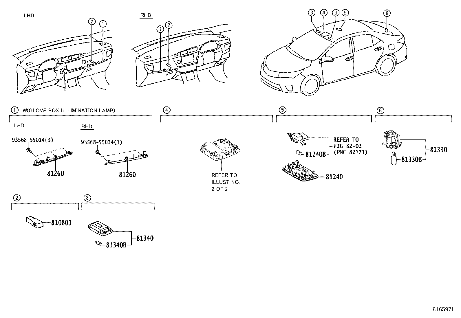 Exploded illustration 816597I