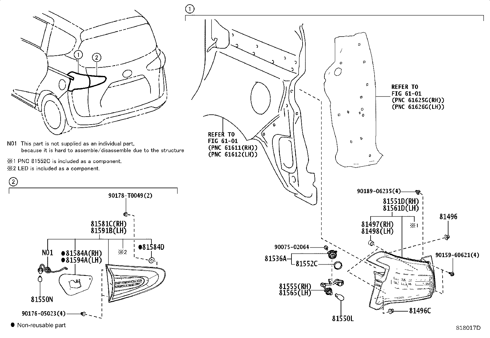 Exploded illustration 818017D