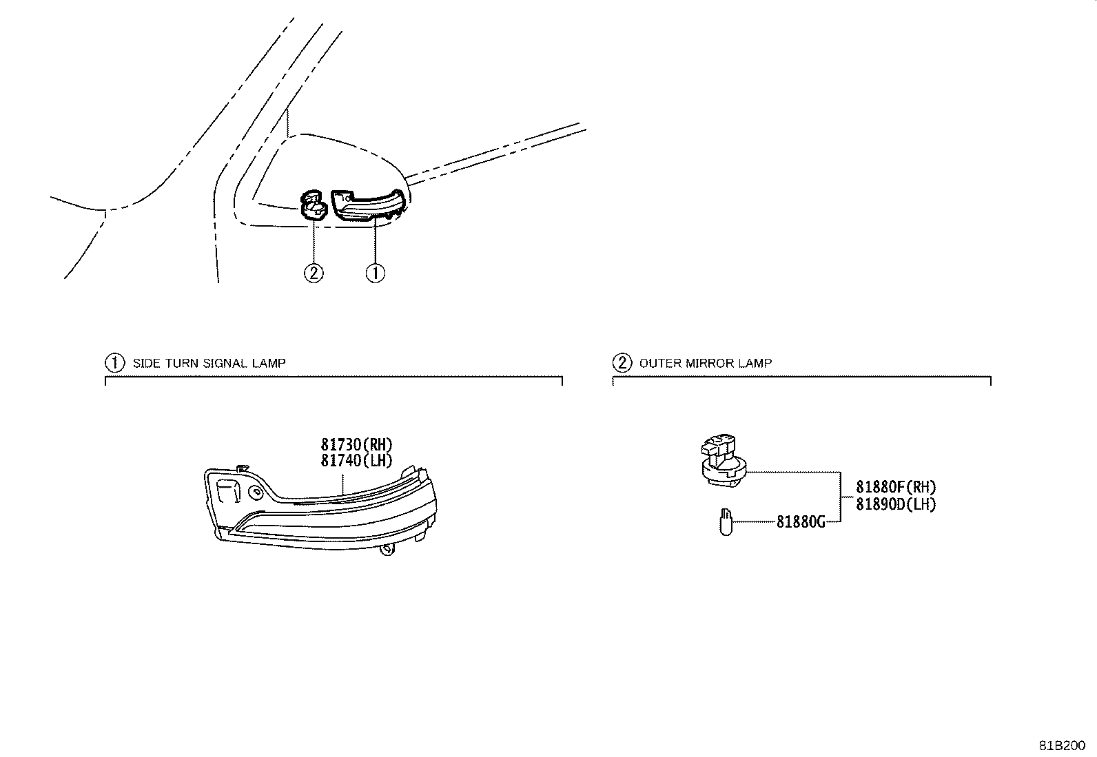Exploded illustration 81B200