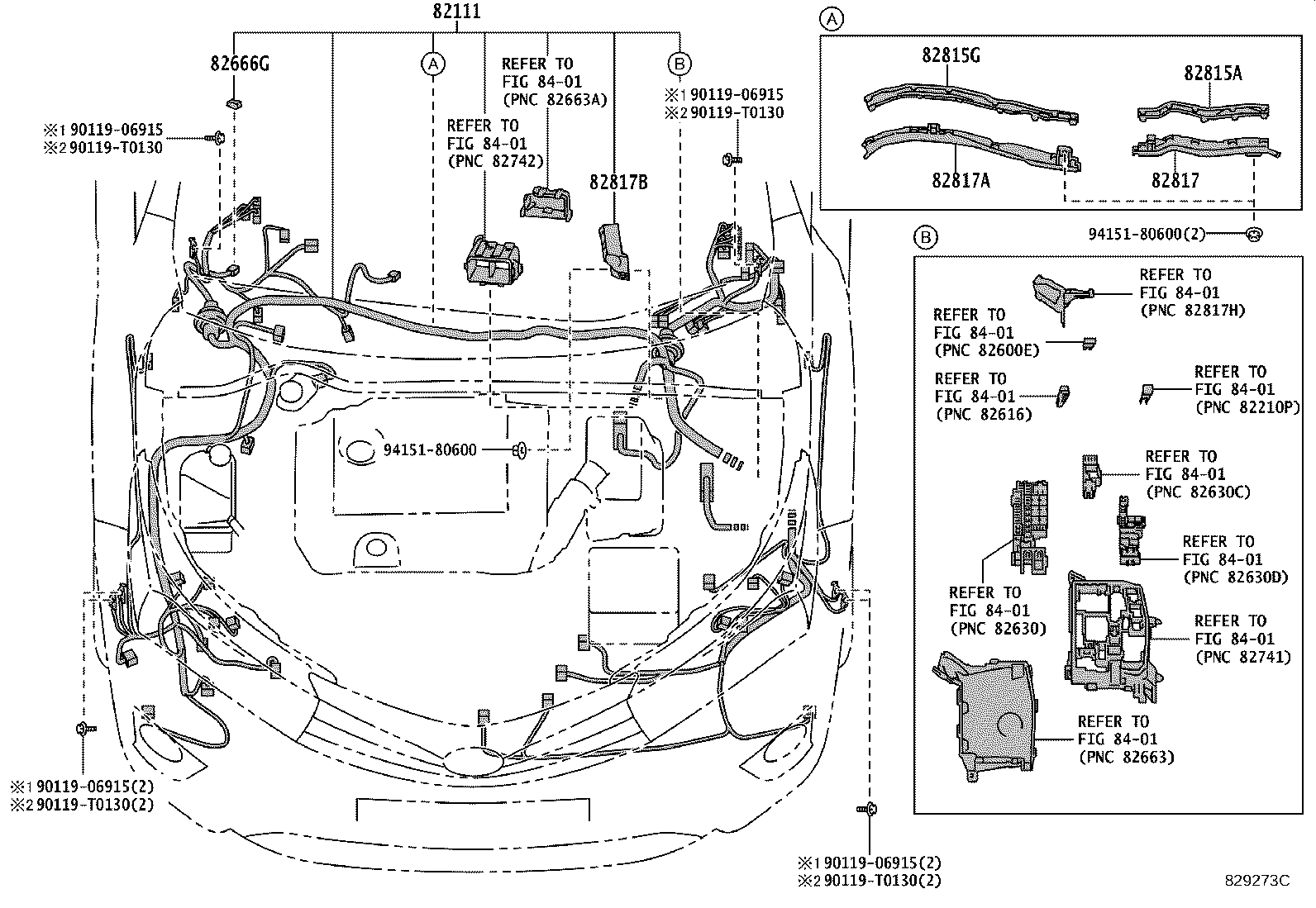 Exploded illustration 829273C
