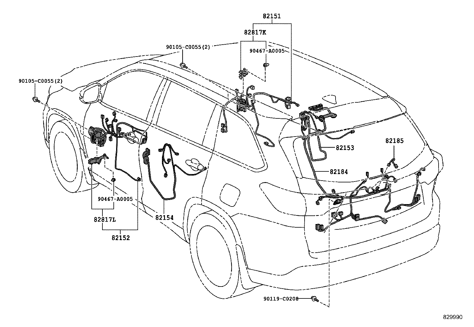 Exploded illustration 829990