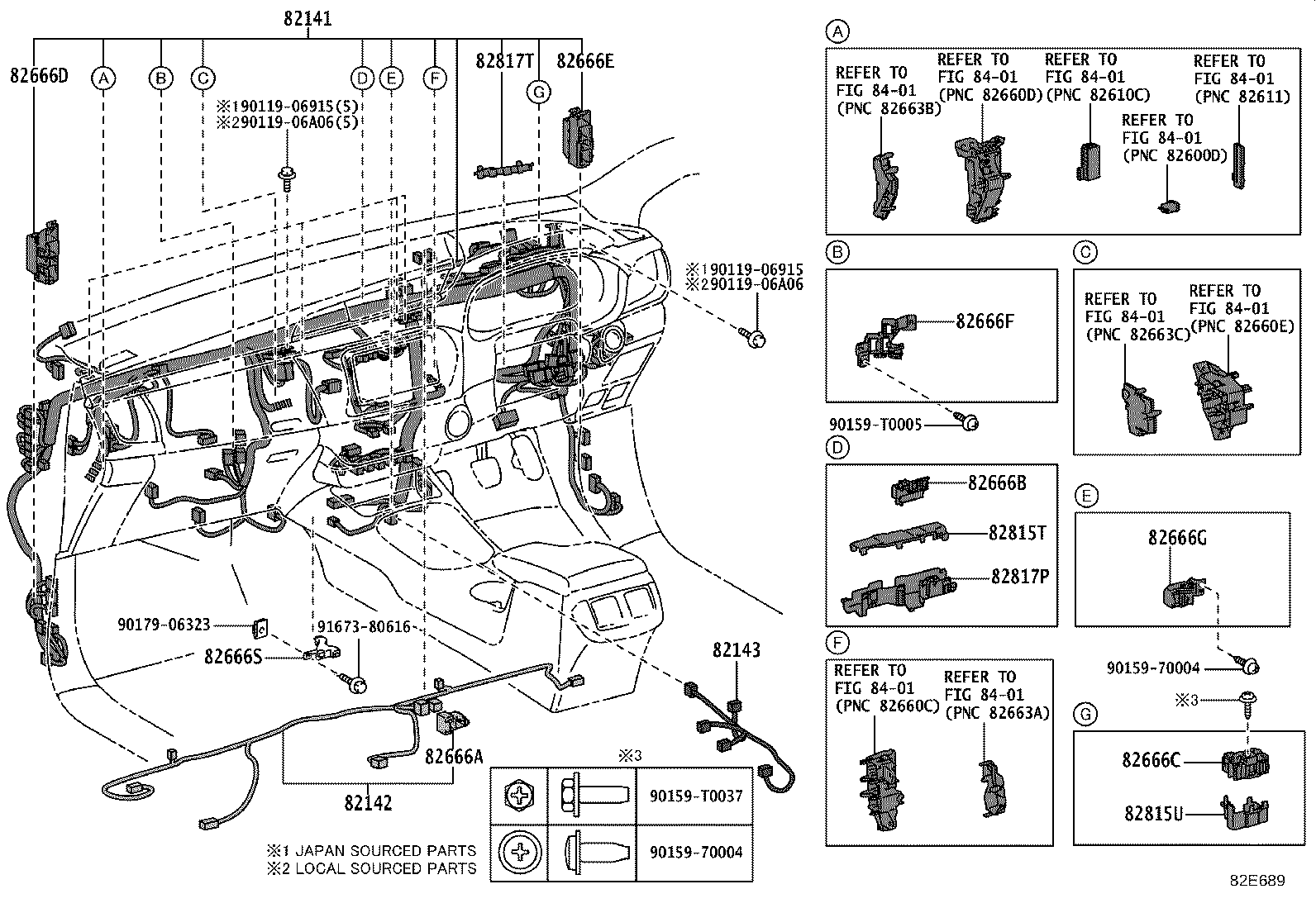 Exploded illustration 82E689