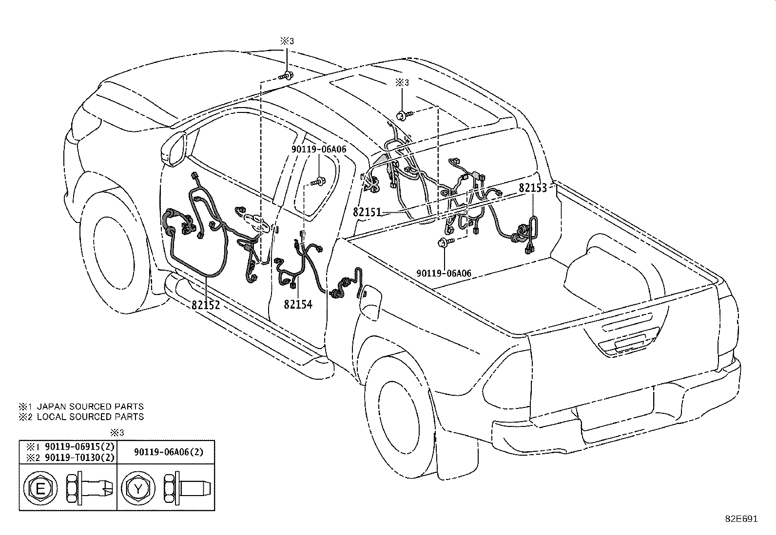 Exploded illustration 82E691