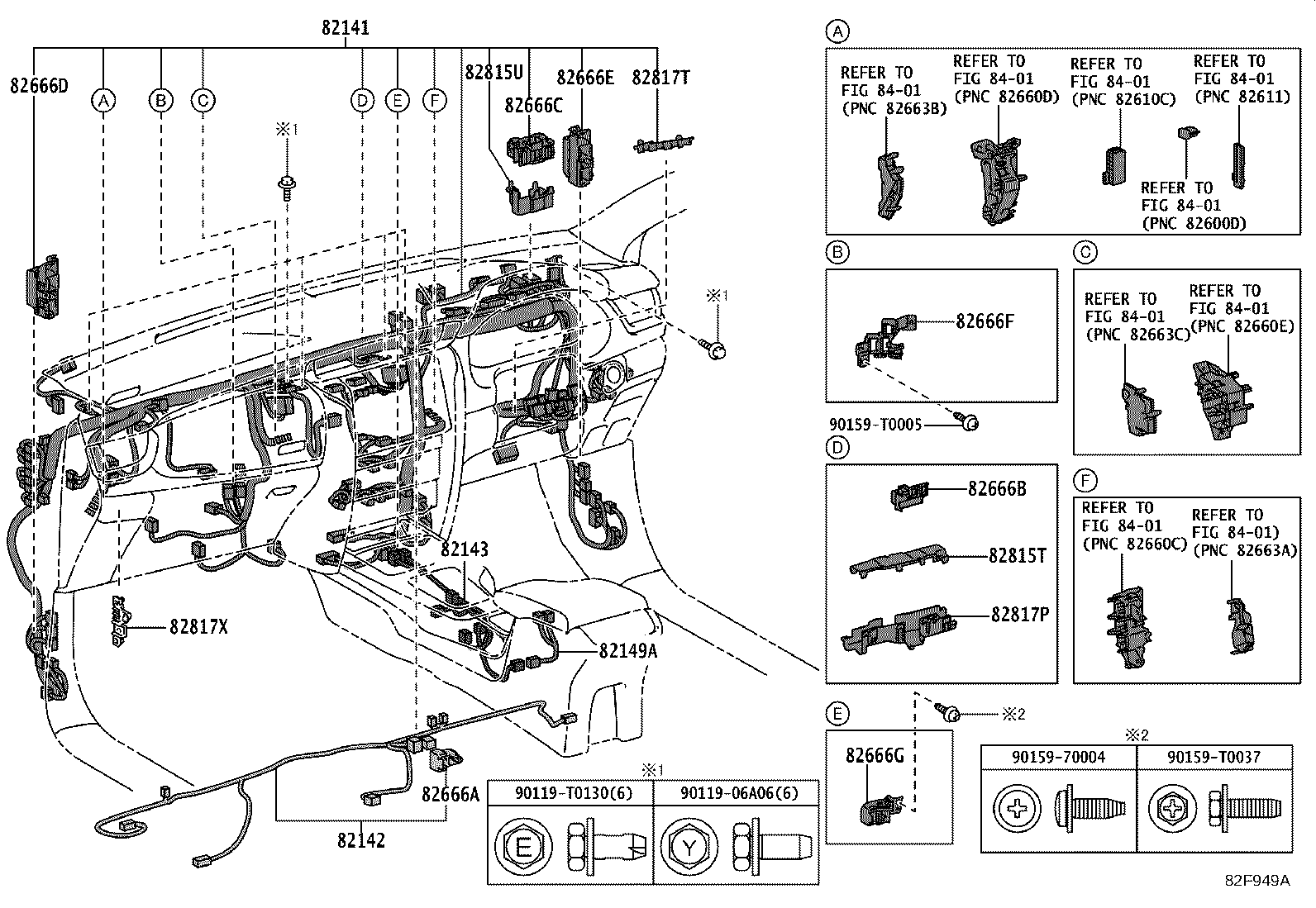 Exploded illustration 82F949A