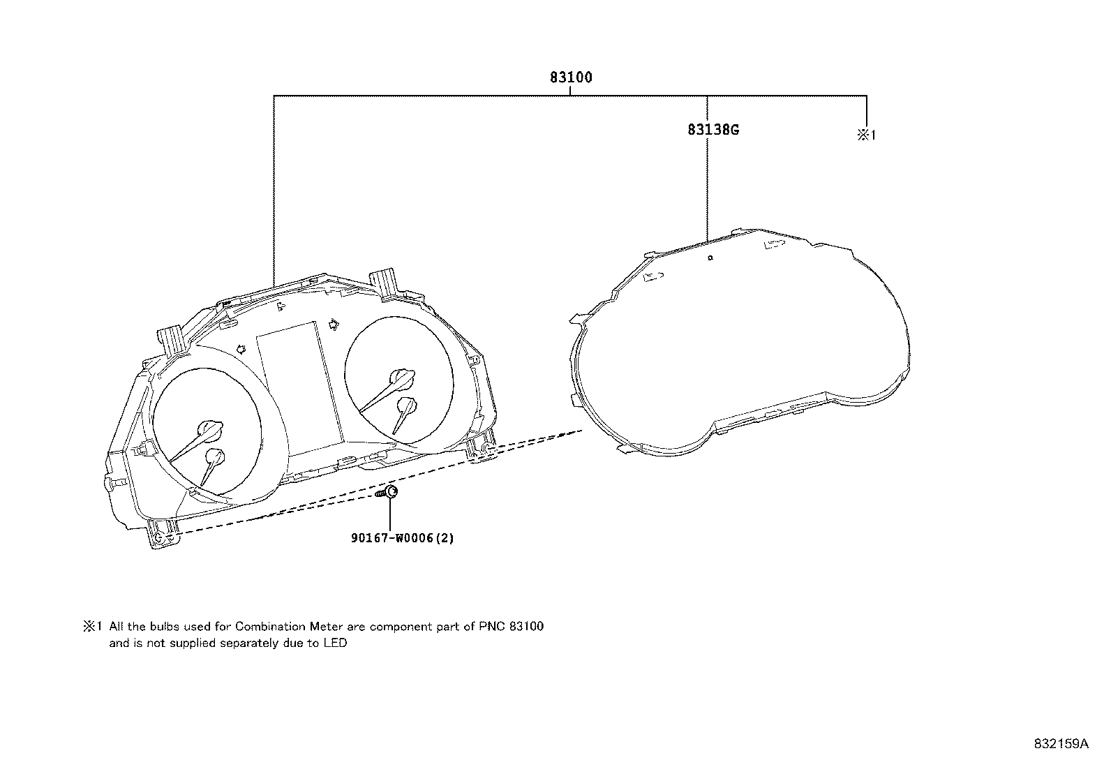 Exploded illustration 832159A
