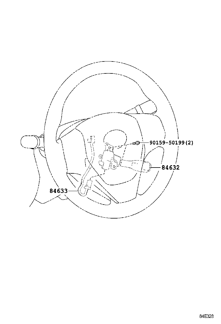 Exploded illustration 84E328