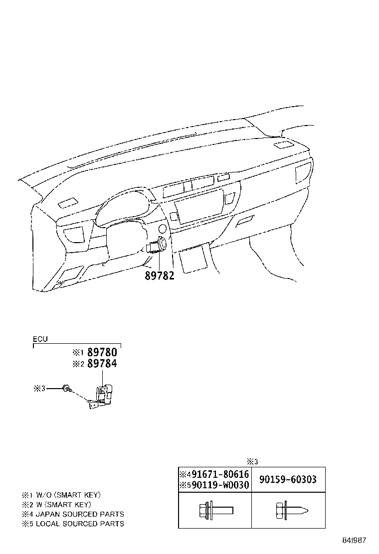 Exploded illustration 84I987