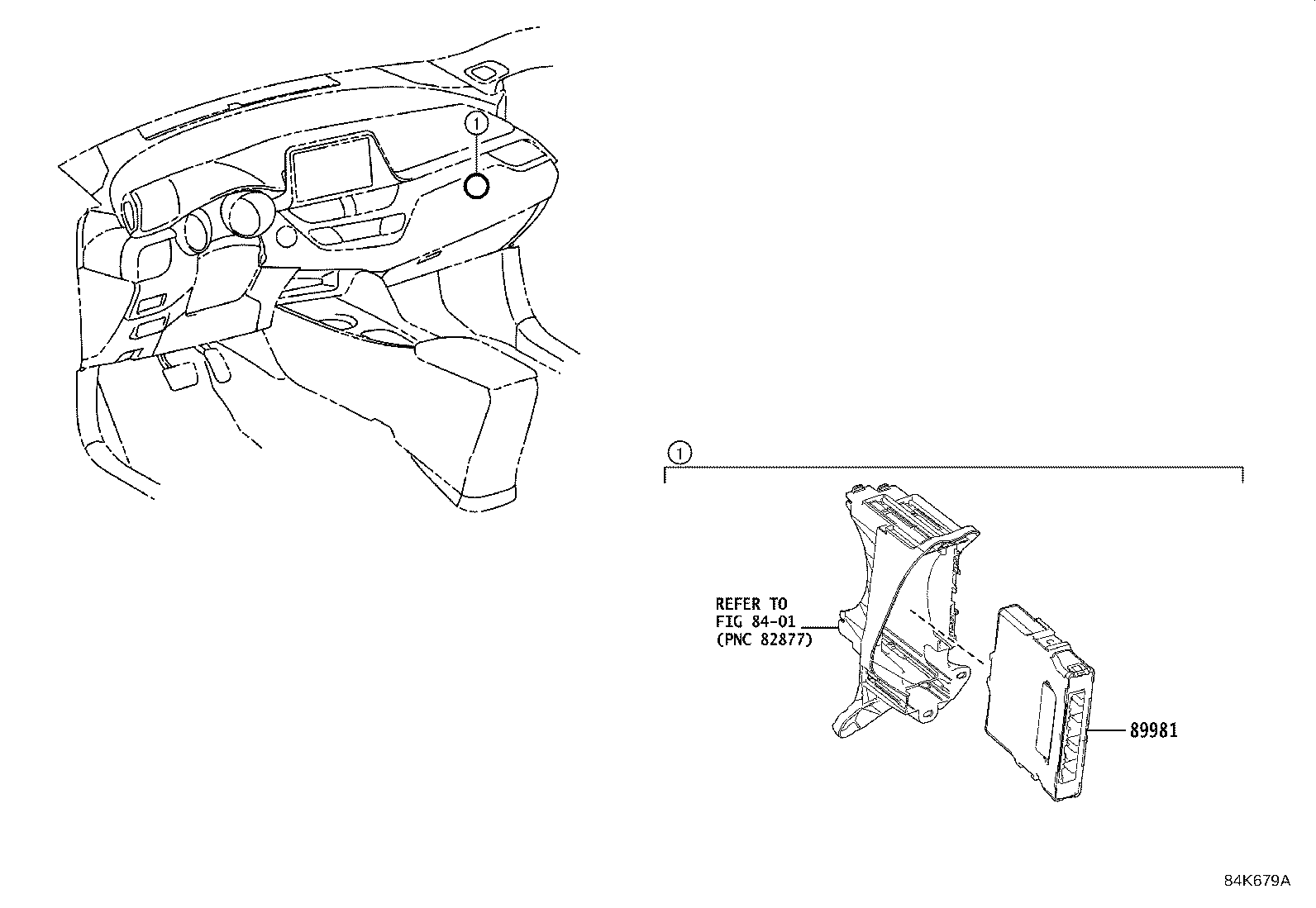 Exploded illustration 84K679A