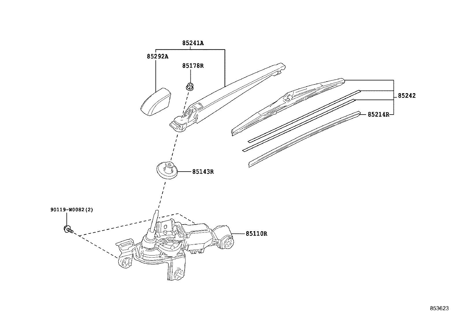 Exploded illustration 853623