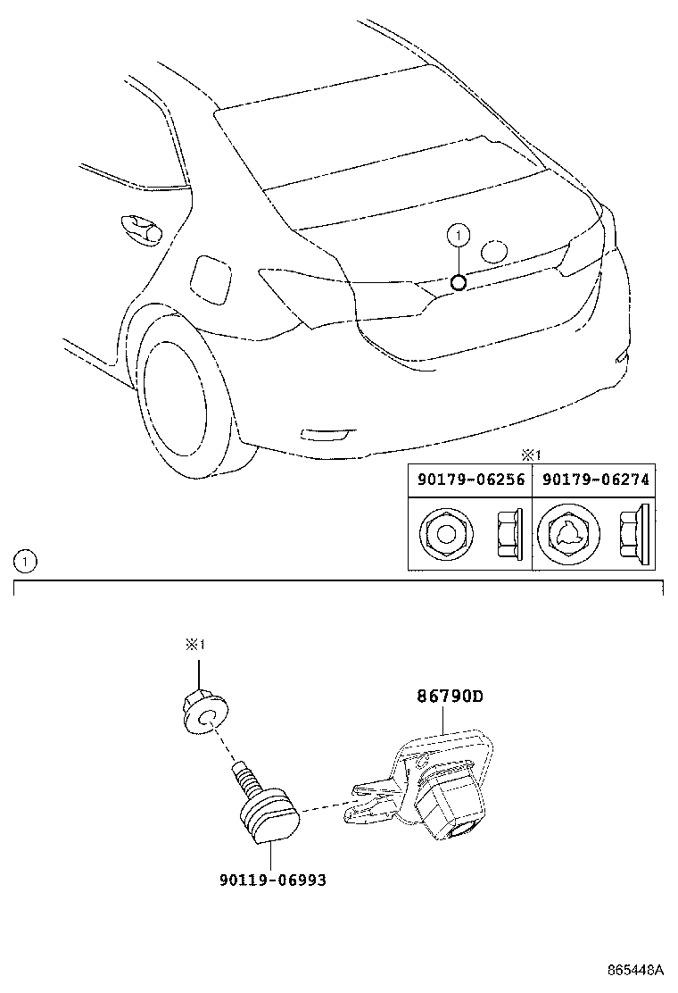 Exploded illustration 865448A