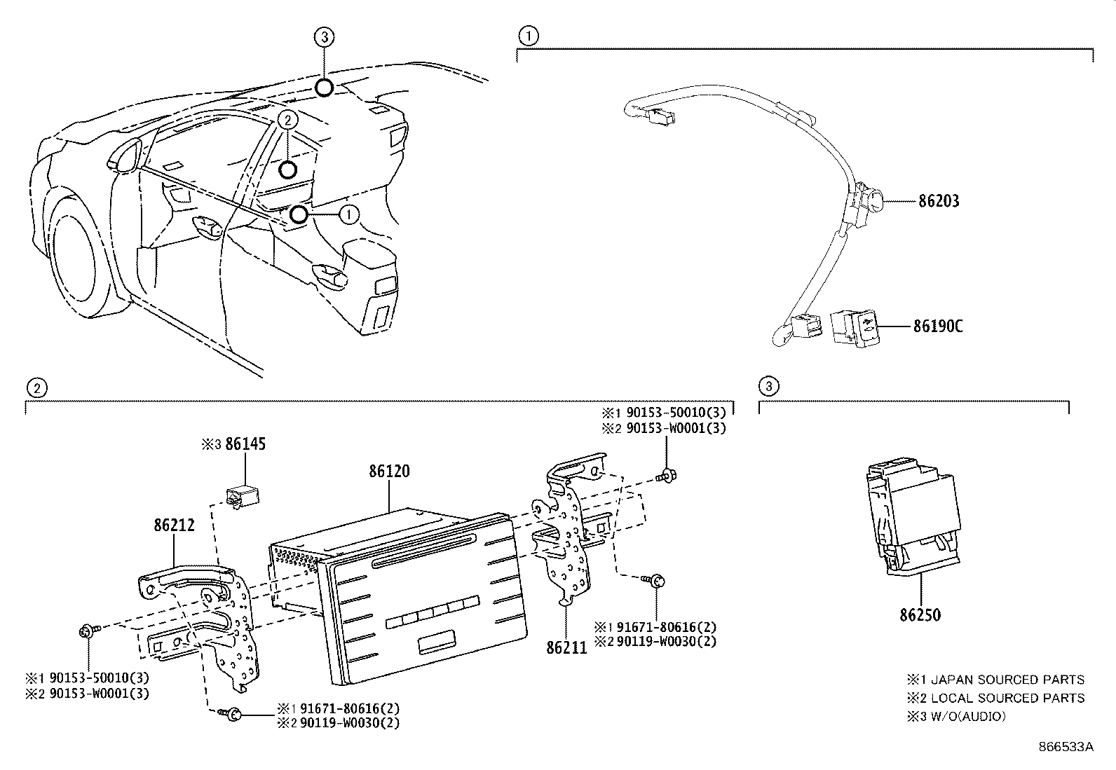 Exploded illustration 866533A