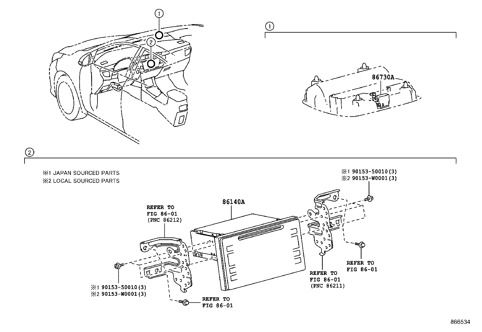 Exploded illustration 866534