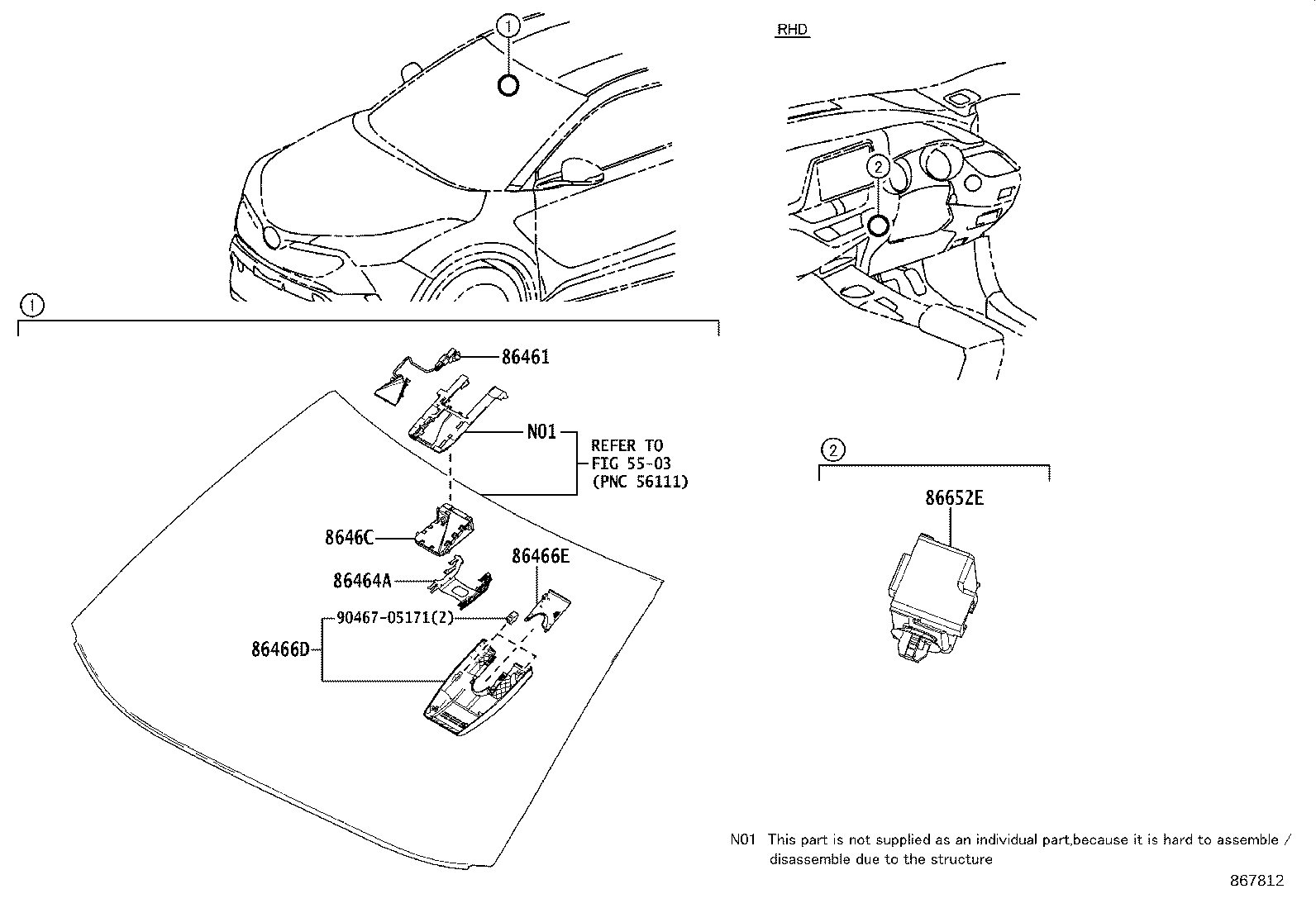 Exploded illustration 867812