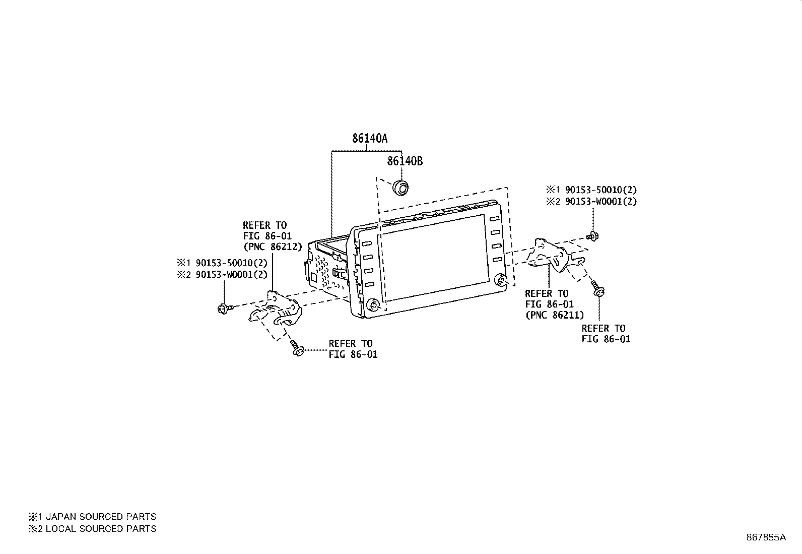 Exploded illustration 867855A