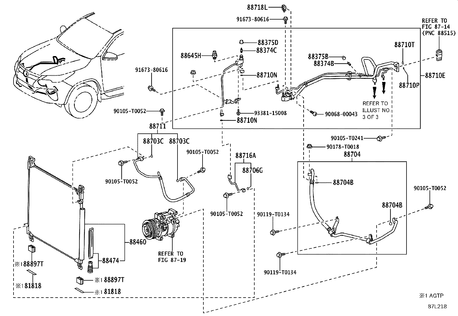 Exploded illustration 87L218