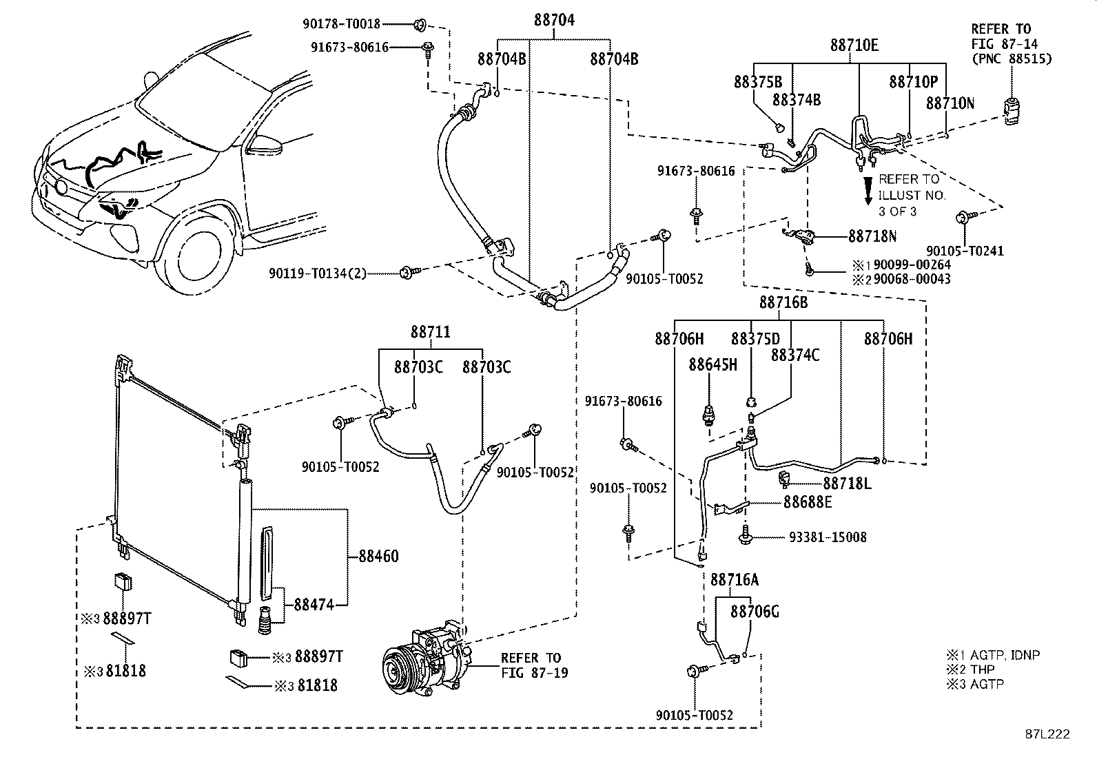 Exploded illustration 87L222