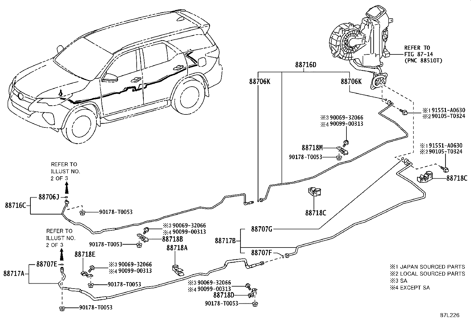 Exploded illustration 87L226
